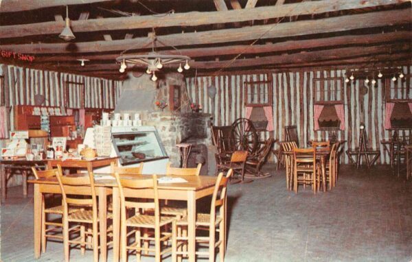 Oakland Maryland Chimney Corner Dining Room and Gift Shop Postcard AA97023