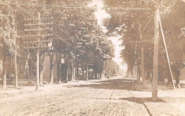 East Aurora New York Street Scene Real Photo Vintage Postcard AA97052