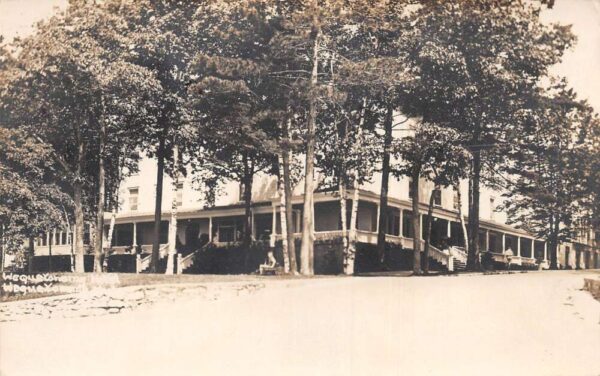 Wequetonsing Michigan Wequetonsing Hotel Real Photo Vintage Postcard AA97053