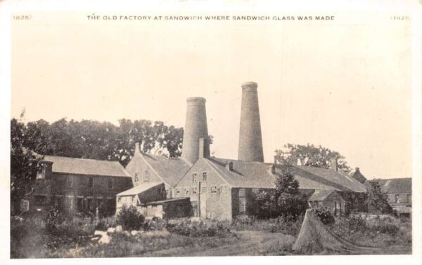 Sandwich Massachusetts Glass Factory Real Photo Vintage Postcard AA97132