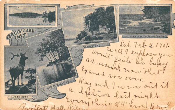 Green Lake Wisconsin Sandstone Lucas Deer Scenic Views Multiview PC AA97153