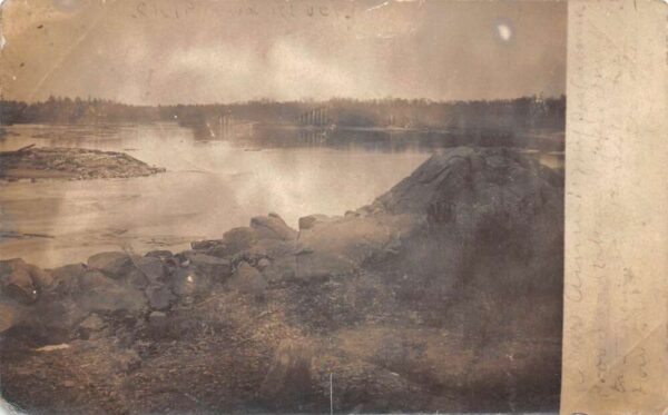 Hixton Wisconsin Scenic View Real Photo Vintage Postcard AA97156