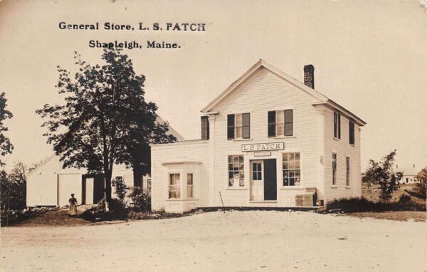 Shapleigh Maine LS Patch General Store Real Photo Vintage Postcard AA97174