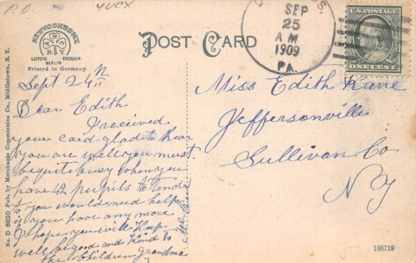 Damascus Pennsylvania Gregg Store Post Office Vintage Postcard AA97175 - Image 2