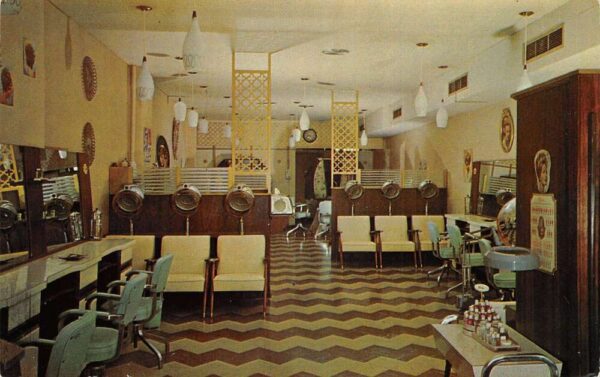 Laval Canada Helenas Beauty Salon Interior Vintage Postcard AA97330