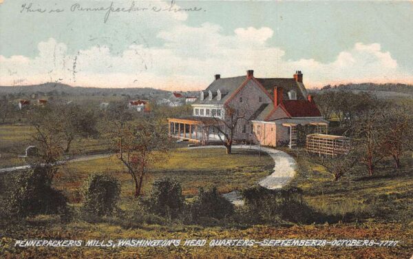 Pennepackers Mills Pennsylvania Washingtons Headquarters Postcard AA97844