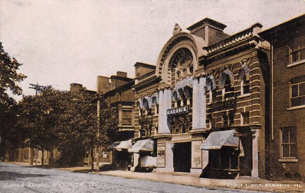 Wilmington Delaware Garrick Theatre Vintage Postcard AA97845