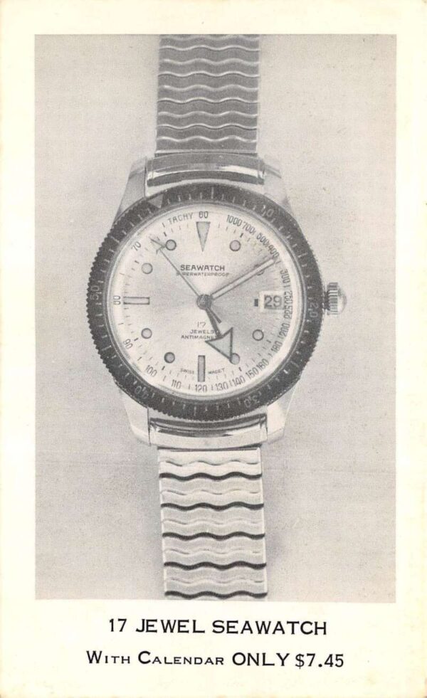 Memphis Tennessee Jewel Seawatch Wristwatch Advertising Postcard AA97852