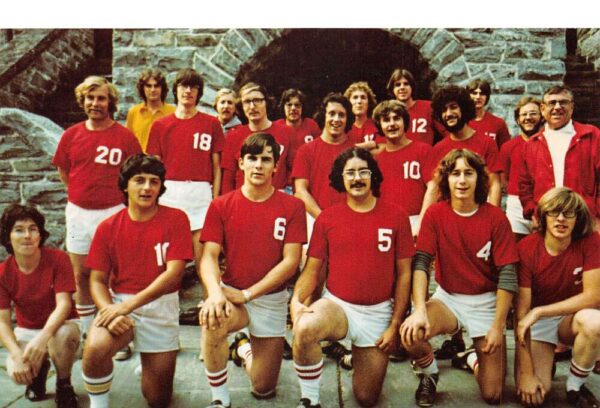 Bennington Vermont College Soccer Team 1976 Vintage Postcard AA97880