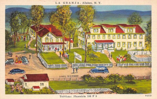 Allaben New York La Granja Vintage Postcard AA98193