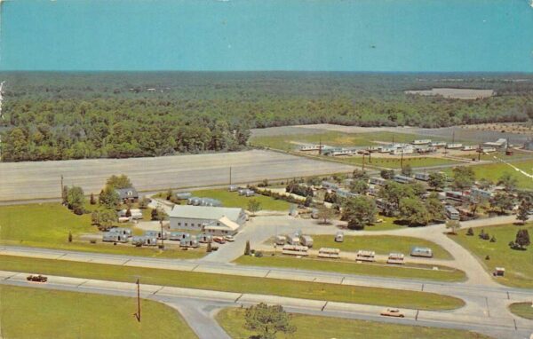 Seaford Delaware Richard Rice Trailers Co Dealership Vintage Postcard AA98352