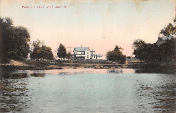 Vineland New Jersey Parvin's Lake Vintage Postcard AA98364