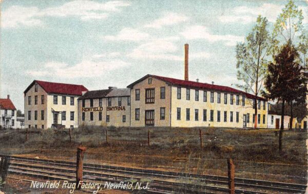 Newfield New Jersey Newfield Rug Factory Vintage Postcard AA98368