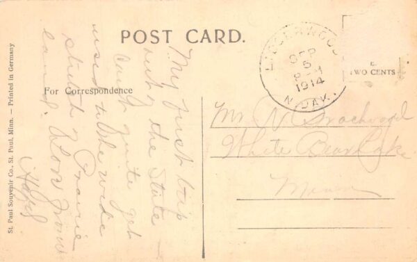 Lidgerwood North Dakota St Boniface German Catholic Church Postcard AA92052 - Image 2