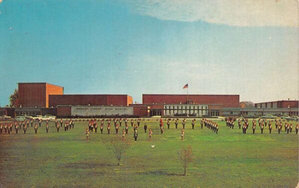 Owensboro Kentucky Daviess County High School, Chrome, Vintage Postcard U21866