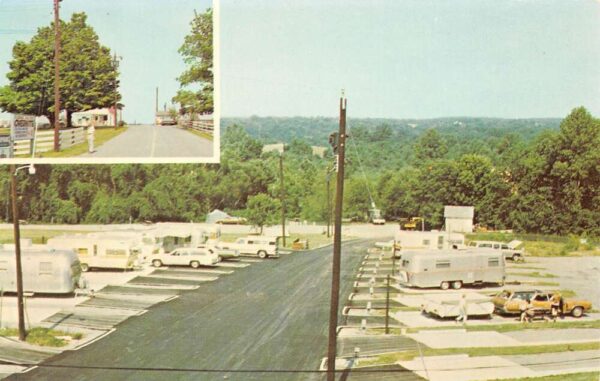 Florence Kentucky Florence Overnight Park, Chrome, Vintage Postcard U21871