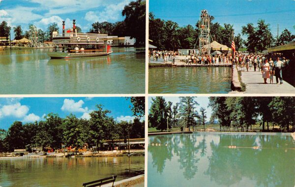 Chattanooga Tennessee Lake Winnepesaukah Amusement Park, Vintage PC U22676