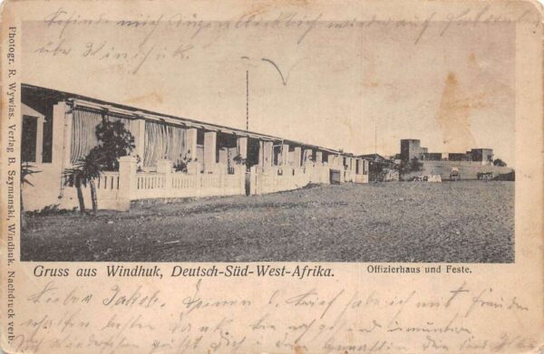 Winhuk Windhoek Deutsch Sud West Afrika Namibia Officers House PC AA98846