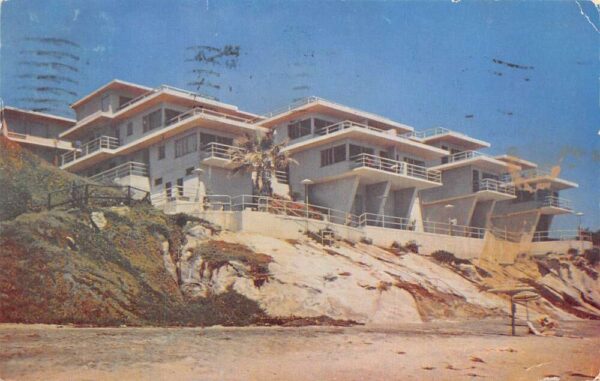 Laguna Beach California Surf and Sand Hotel Vintage Postcard AA98909