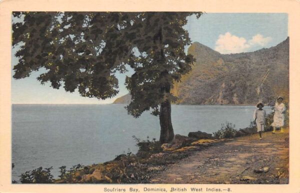 Dominica British West Indies BWI Soufriere Bay Scenic View Postcard AA98910