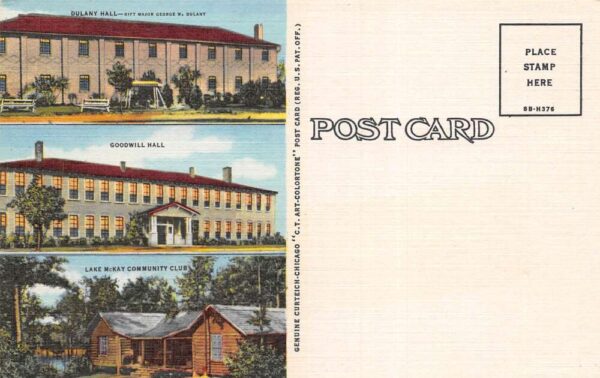 Piney Woods Mississippi Piney Woods School Buildings Vintage Postcard AA99164