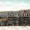 Anniston Alabama College for Young Ladies Birds Eye View Postcard AA90082